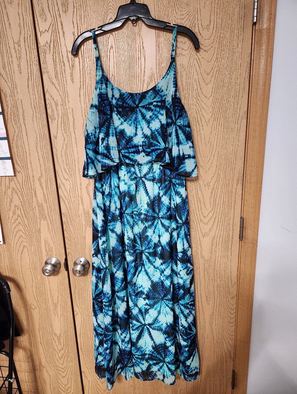 Faded Glory Women’s Blue Tie-Dye Maxi Dress